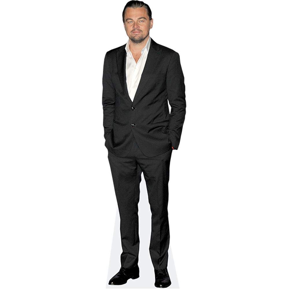 Leonardo DiCaprio (Black Suit) Mini Size Cutout