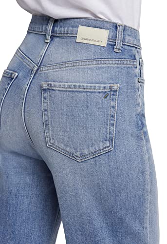 Current/Elliott Women’s The Jaunt – Balloon Leg High Waisted Jeans in Dunes Blue3