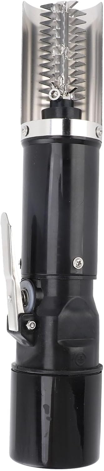 120W 5000RPM Cordless Rechargeable Electric Fish Scaler with Safety Lock Mechanisms for Home, Seafood Cleaning Tool, Scraping Ice