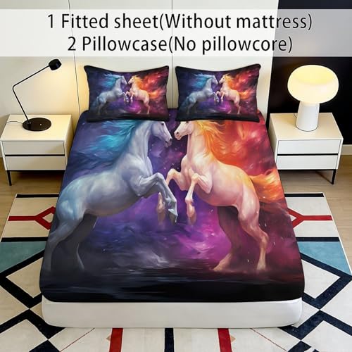 Drap-housse galaxie 3D en microfibre pour sublimer la chambre - 3