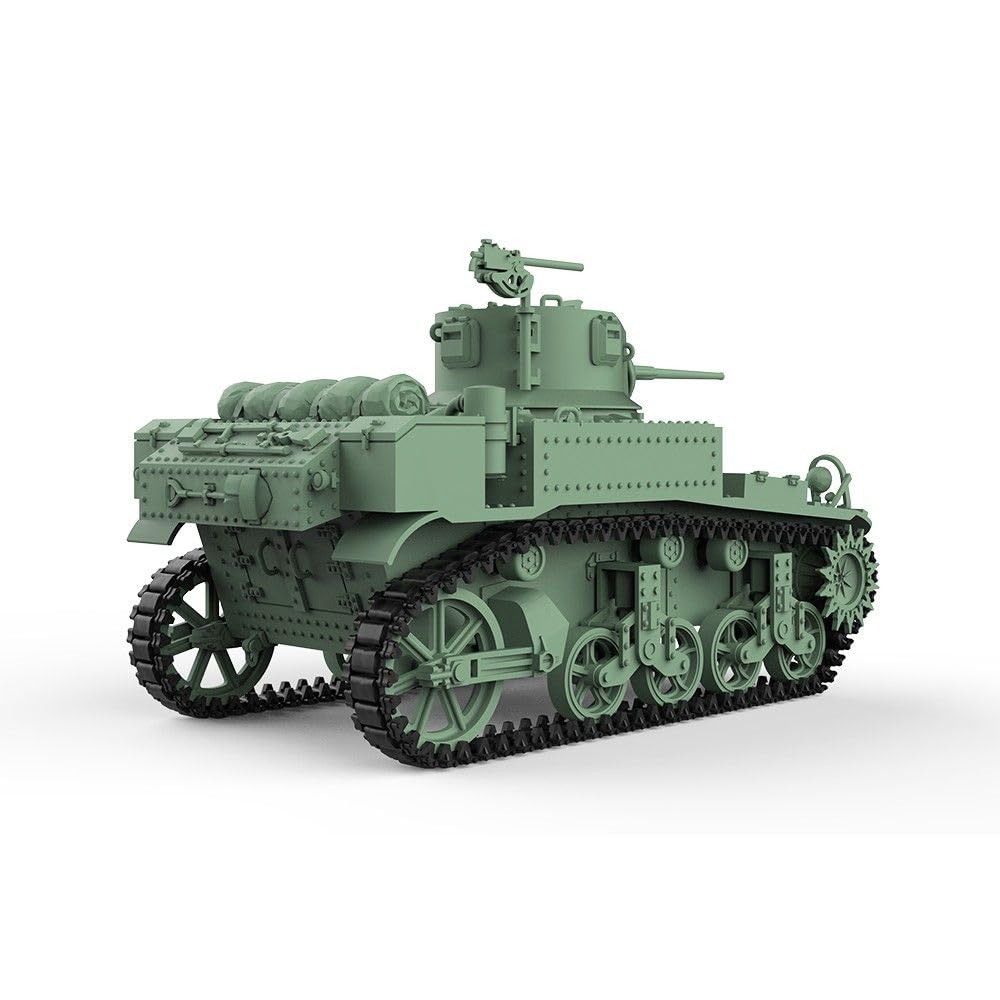 MRY-SFW Modèle de kit militaire de 1/35 de char d'armée non peint, char léger Stuart US M3A1