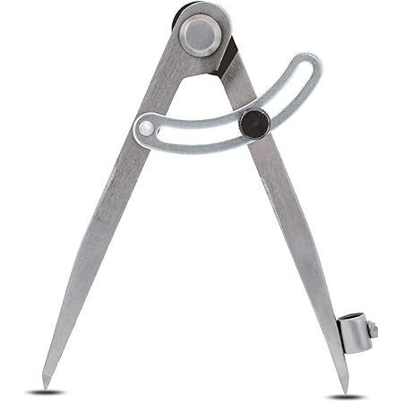 Professional Woodworking Compass W/ Wing & Pencil Holder, 12" Drawing - View #5