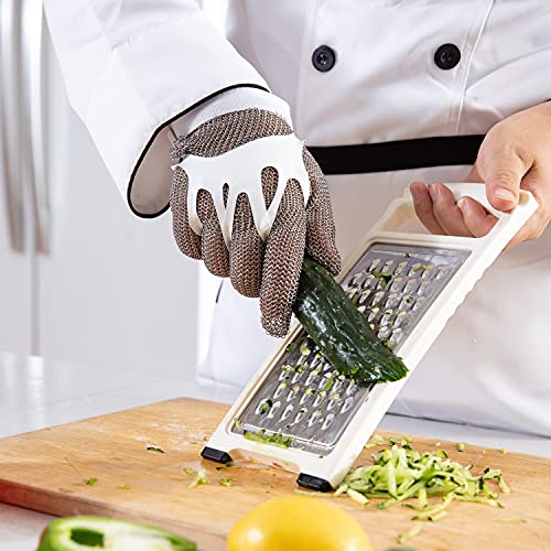 Dowellife Cut Resistant Chainmail Stainless Steel Mesh Glove Food Grade