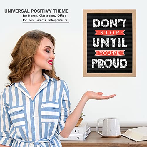 Image of Chaka Chaundh - Motivational Quotes frames - Framed posters - Quotes frames for OFFICE, STUDENT, ENTREPRENEUR - Quotes wall frames - Posters with frame (Don't Stop - Black Vintage)