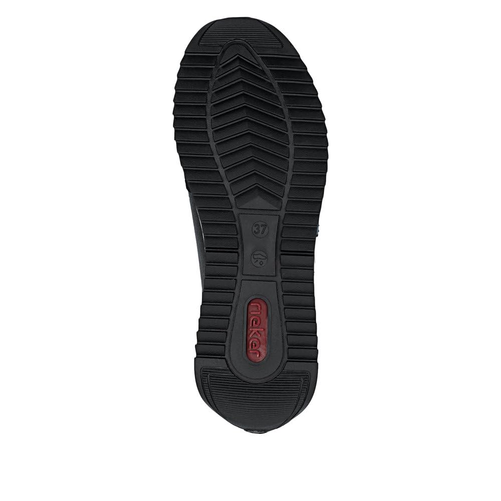 Rieker Damen Sneaker N1210, Frauen Schnürschuhe, lose Einlage
