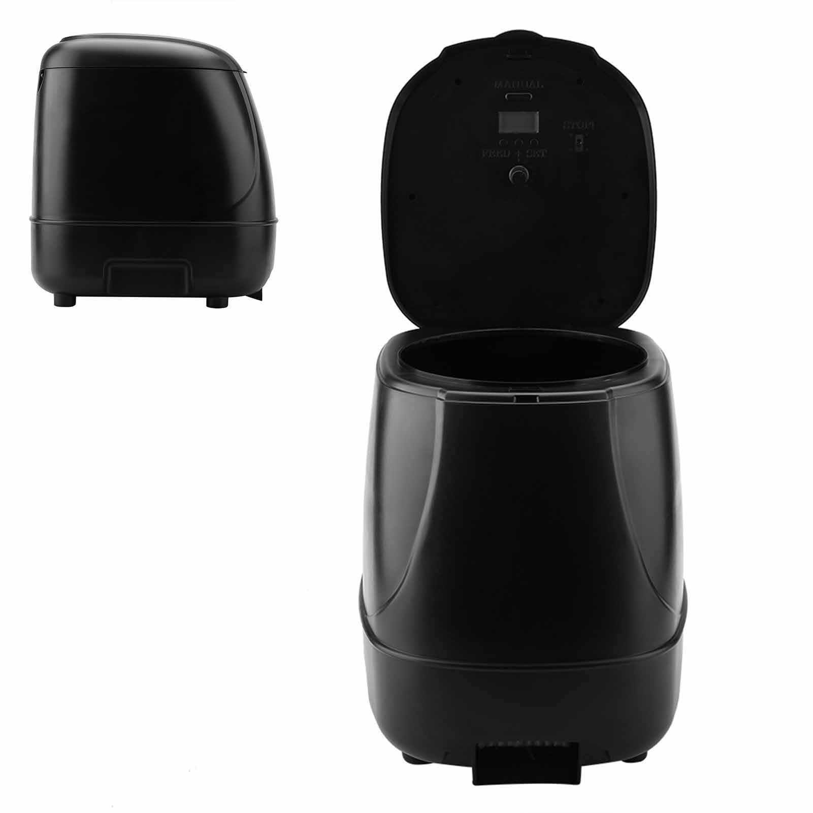 Dispenser per Mangime per Pesci da 10 Litri con Timer per Acquario da Laghetto, Mangiatoia Automatica per Pesci da Esterno per Hobbisti Impegnati