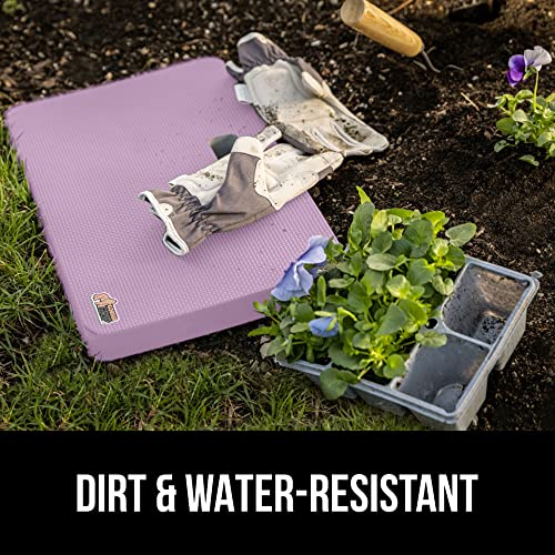 Image of GORILLA GRIP Extra Thick Foam Kneeling Pad for Gardening, 17.5x11 Purple
