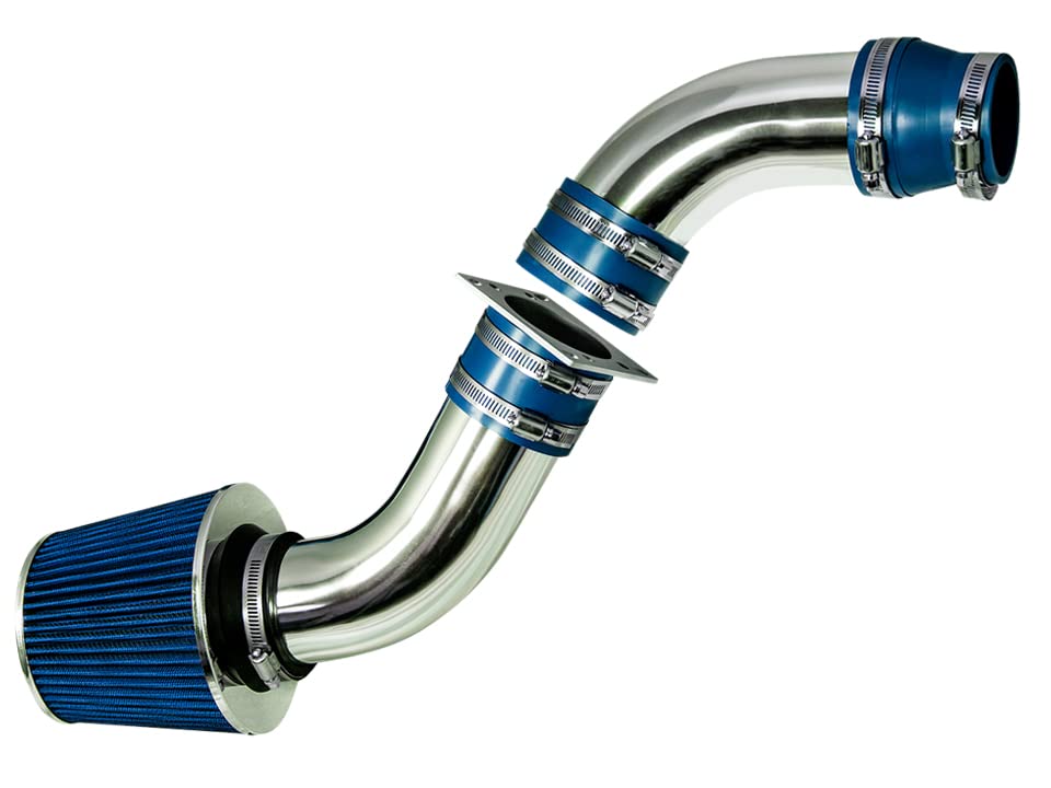 Rtunes Racing Short Ram Air Intake Kit + Filter Combo BLUE Compatible For 98-01 Ford Ranger / 98-01 Mazda B2500 2.5L L4