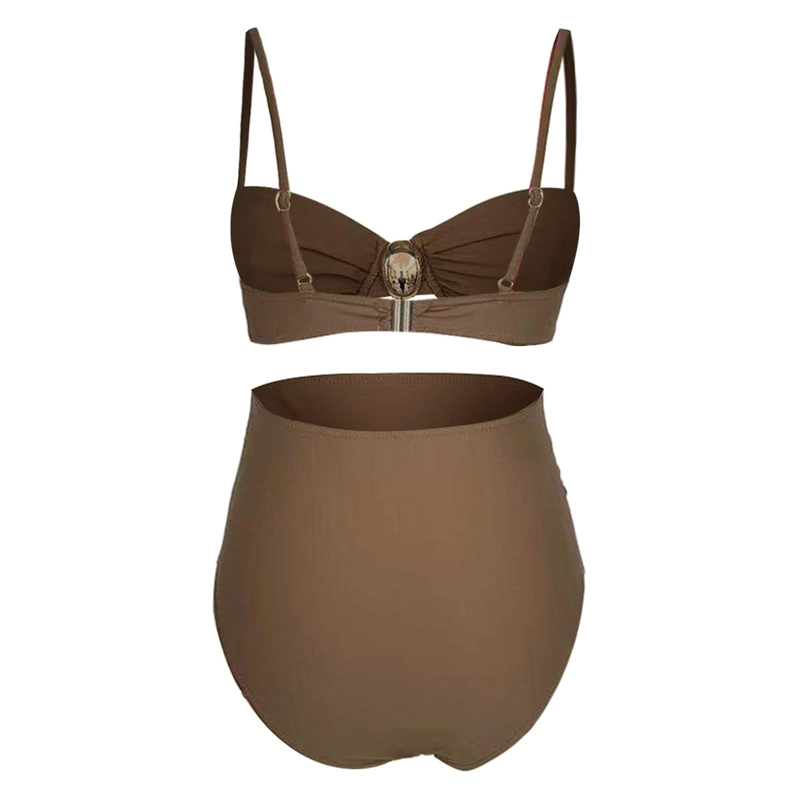 Bikini Embarazo Mujer Verano Cintura Alta Traje de Baño para Embarazadas Elegante Tallas Grandes Ropa de Maternidad Traje de Baño Push Up Traje de Baño de Maternidad Traje de Baño de Dos