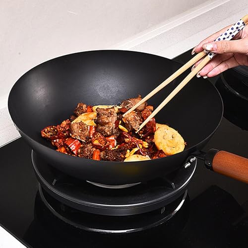 Generisch Eisenpfanne - Japanische Eisenpfanne | Tragbarer Nicht-Stick-Sturzbraten- | Mehrzweckdauerwalt, rostfreie, unbeschichtete Nicht-Stick- für elektrische Küchenherd-Induktion Kochfeld Heims