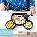 Bumkins Disney Mickey Mouse - Silicone Grip Dish, Fork & Spoon - For Ages 18 Months+ - Suction Base - 100% Food-Safe Silicone - Freezer, & Dishwasher Safe