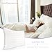 Sleep Restoration 1800 Series Gusset Gel Pillow - Plush Cooling Gel Fiber - Hypoallergenic (King)