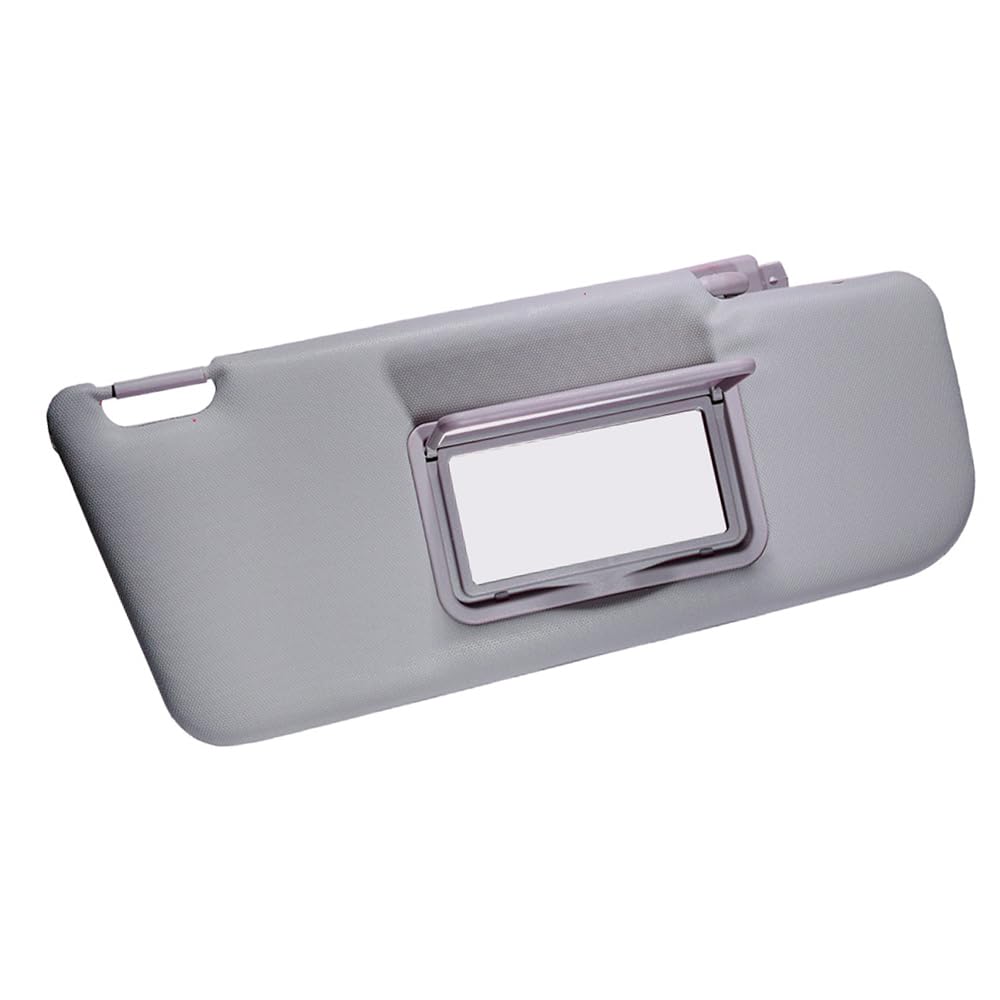 Pare-soleil pare-soleil intérieur avec miroir et poche côté passager droit compatible avec Fiat Panda 09/2003 à 12/2011 735362763 735362753 735362756