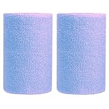 BBOLIVE 4' Inch Wrist Sweatband in 17 Different Neon Colors - Athletic Cotton Terry Cloth - Great...