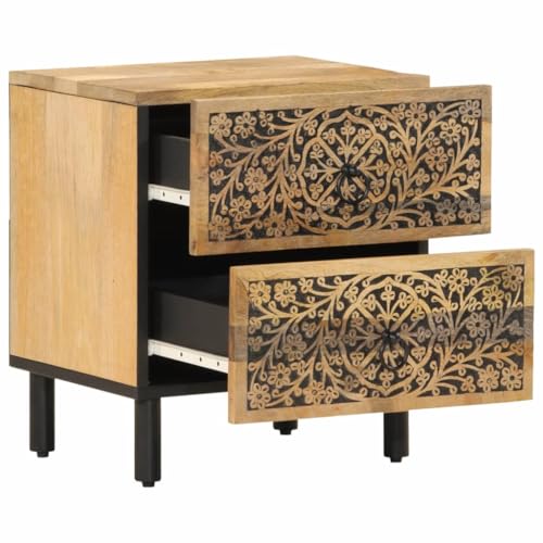 Table d'appoint moderne en bois de manguier pour ranger sans encombrer - 5