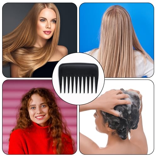 2 Stück locken kamm, Tragbarer Styling Kamm Antistatischer Grob Breiter Zahnkamm Strähnenkamm Damen Styling Wide Tooth Comb Grobzinkiger Haarkamm Männer für Langes, Kurzes, Lockiges, Nasses Hair