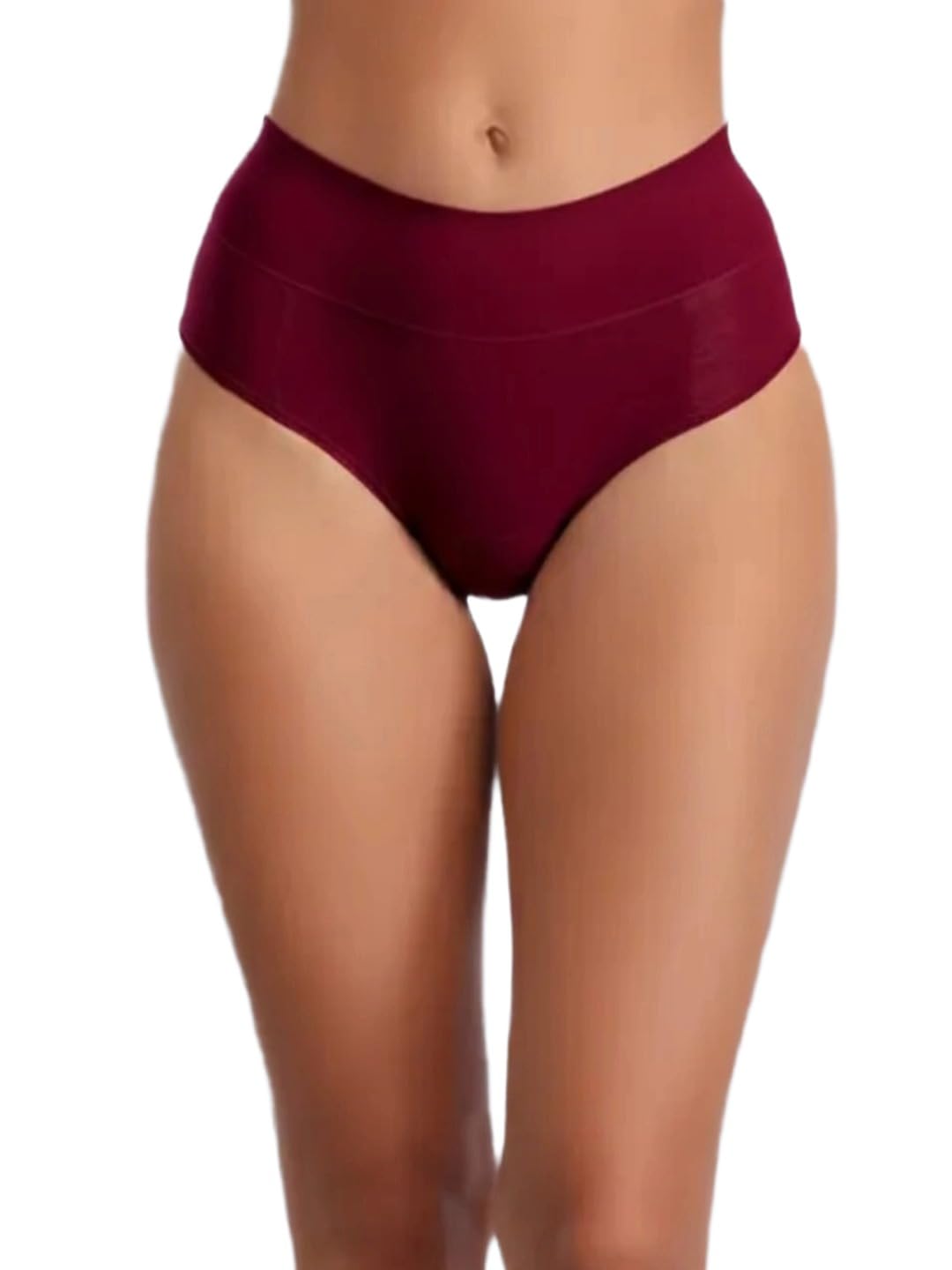 kavya Eden Women Pack of 1 Pure Cotton High Rise Full Coverage Solid Tummy Tucker Panty-picture-46