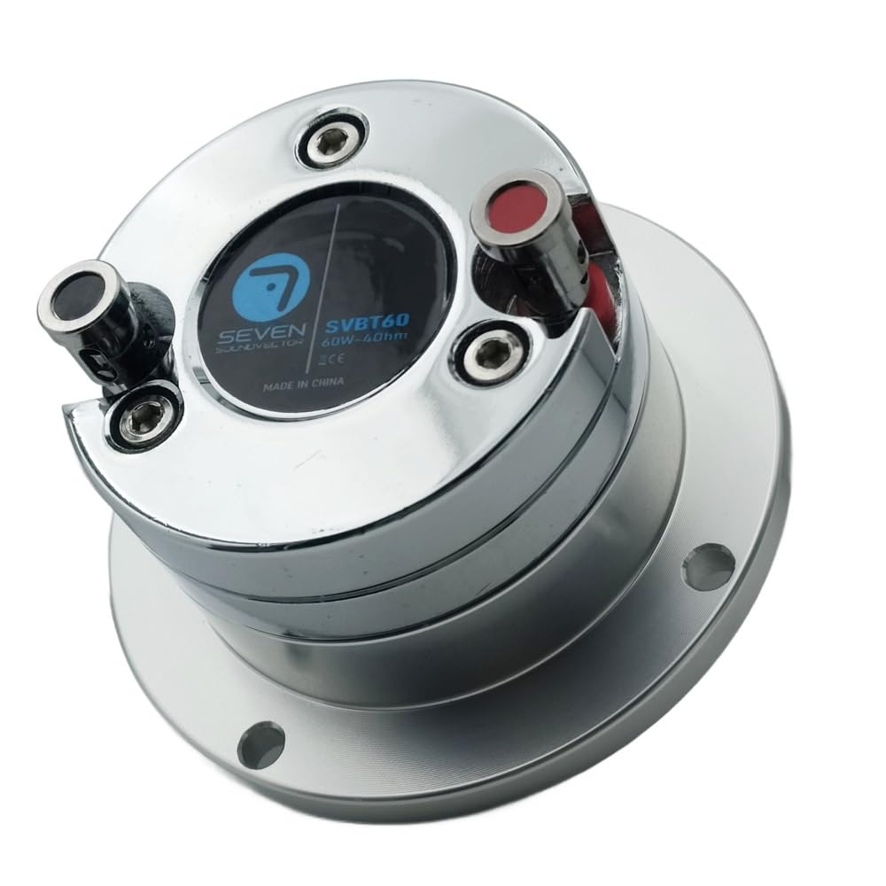 Seven Soundvector SVBT60 Neo Pareja Super Tweeter Neodimio 108dB SPL 120W Programa 240W Peak Impedancia 4 Ohm con Divisor de frecuencia Incorporado.