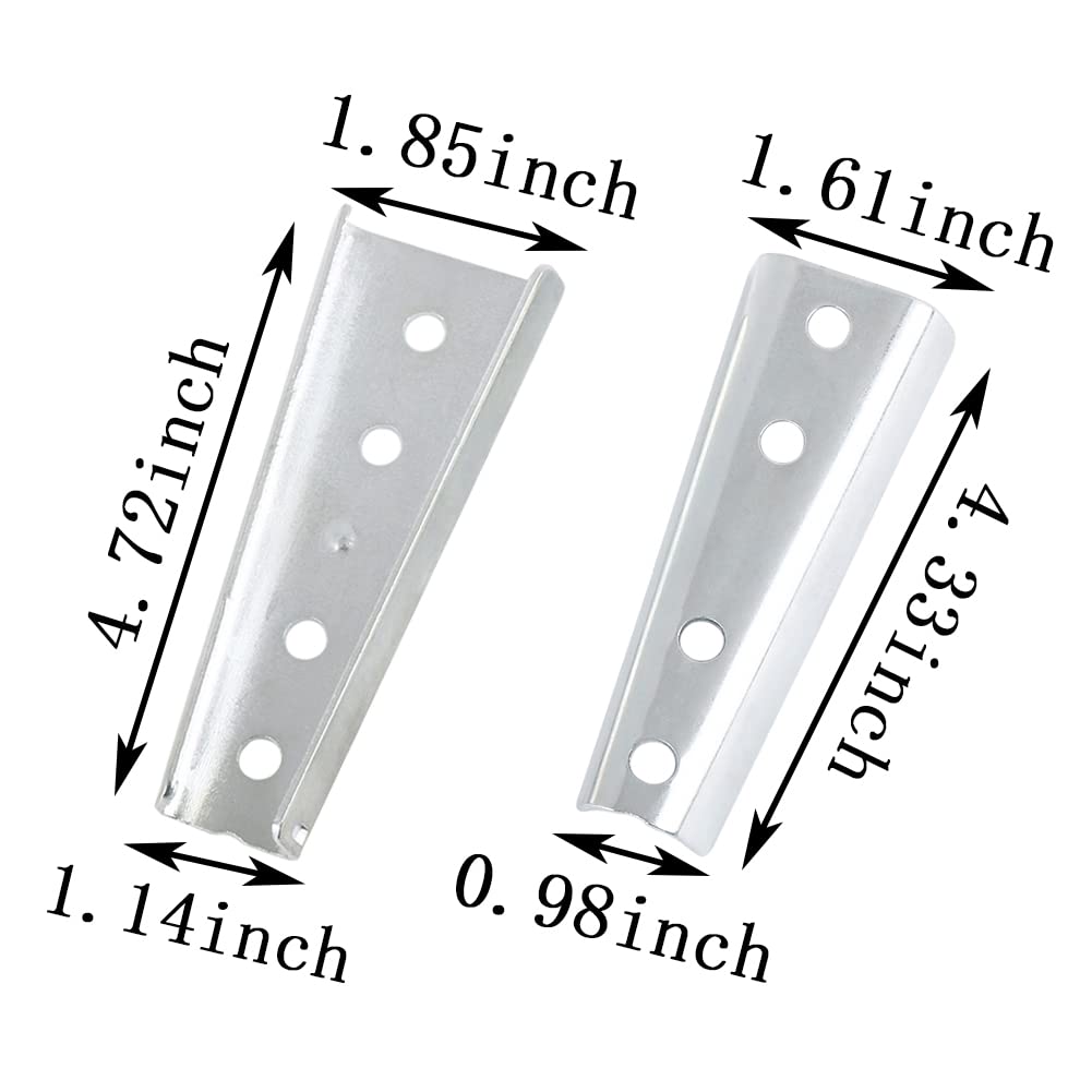 LLHDKF 1 Set Sofa Sliders Sofa Buckle Sofa Latch Furniture Connectors for Sofa, Bed (Silver)