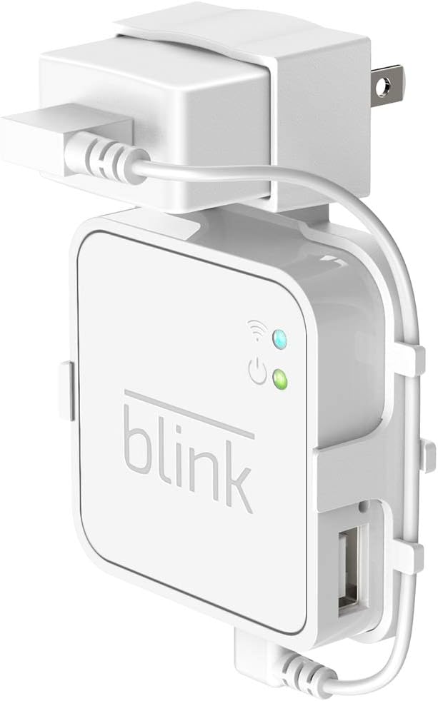 Aobelieve Wall Outlet Mount for Blink Sync Module - White