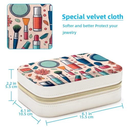 Boîte à bijoux de voyage compacte pour bagues et petites filles - 5