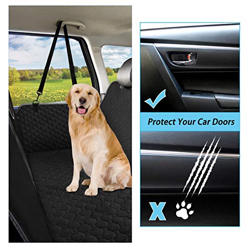 Mancro Car Seat Covers for Dogs, Car Seat Cover for Back Seat with Side