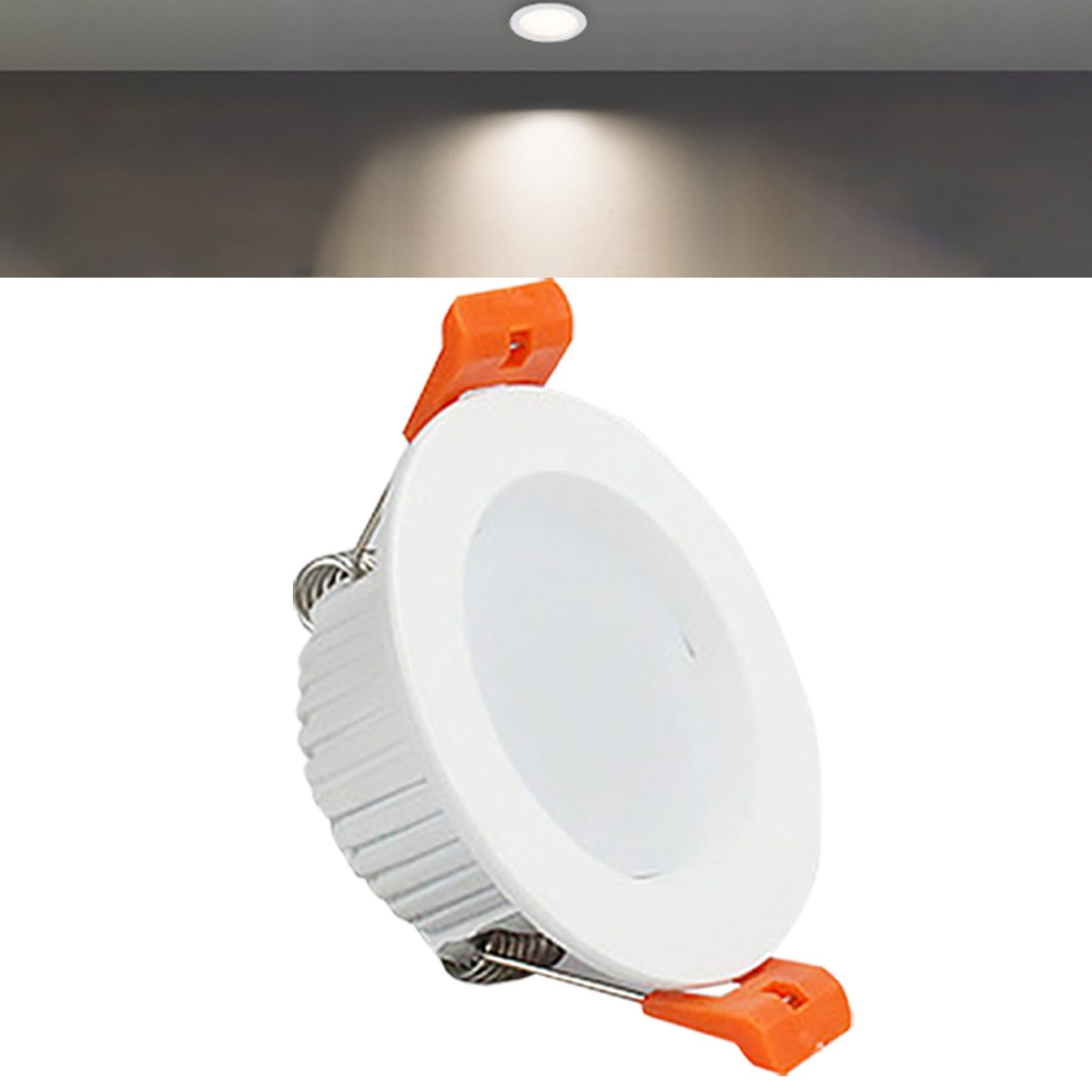 Ttiiloe Neutral Light 3W Round Led Recessed Ceiling Spotlights, 4000K Neutral White Ultra Slim Panel Ceiling Light, Cut Φ50-55Mm, Ac110-240V Downlights For Hallway Stairwell Showroom, 1 Pack