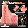 Texidiy Verlängert&Verstärkt Masturbator Sex Spielzeug für die Männer Solo mit Gleitmittel, 3D Texturen, Weich & hoch Elastisch Masturbieren für Männer Groß, Masturbatoren Sex Toyset für Man, Sex Toy #2