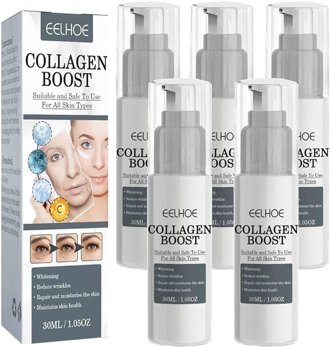 5Pcs Collagen Boost Anti-Aging Serum – Collagen Boost An-ti-Aging Serum | Co-llagen ๐๐๐ซ๐ฎ๐ฆ for Face | Vitamin C Face ๐๐๐ซ๐ฎ๐ฆ Korean | Hyaluronic Acid Moisturizer for Fa-ce, 30ML/1.05FL.OZ 5Pcs Collagen Boost Anti-Aging Serum – Collagen Boost An-ti-Aging Serum | Co-llagen ๐๐๐ซ๐ฎ๐ฆ for Face | Vitamin C Face ๐๐๐ซ๐ฎ๐ฆ Korean | Hyaluronic Acid Moisturizer for Fa-ce, 30ML/1.05FL.OZ