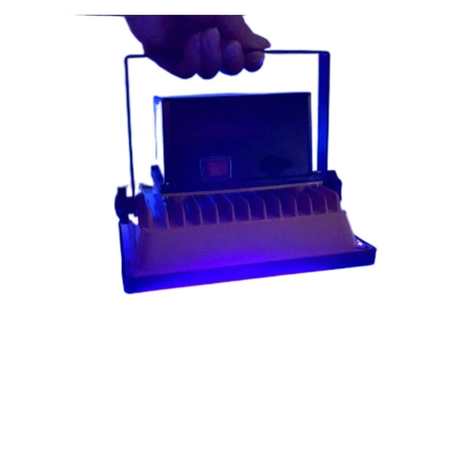 CVFRDD 60W Rechargeable Battery UV Curing Lamp 395nm 365nm 405nm Shadowless Glue Fluorescent Detection Lamp Antique Identification(365nm)