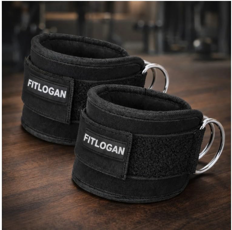 Heavy Duty Ankle Strap for Gym Cable Machine, Leg Extension & Glute Kickback Trainer-image-28