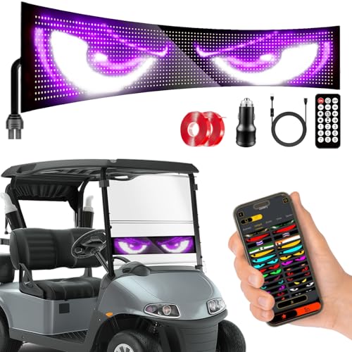 Señal LED para coche con brillo programable y pantalla digital de alta definición