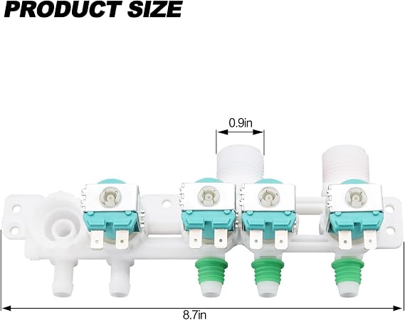 WA44A3405AP/A4 WA45M7050AW/A4 WA44A3405AV/A4 Washer Water Inlet Valve