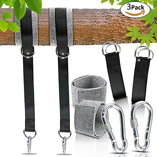 Cinghie per amaca, 2 set di cinghie per appendere resistenti 2x150 cm