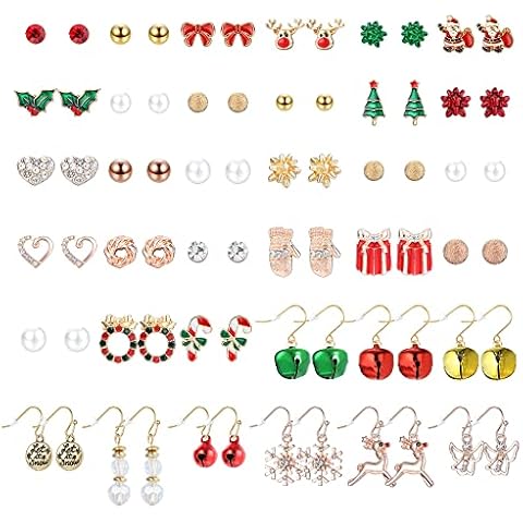 Finrezio Boucles d'Oreilles de Noël Cover