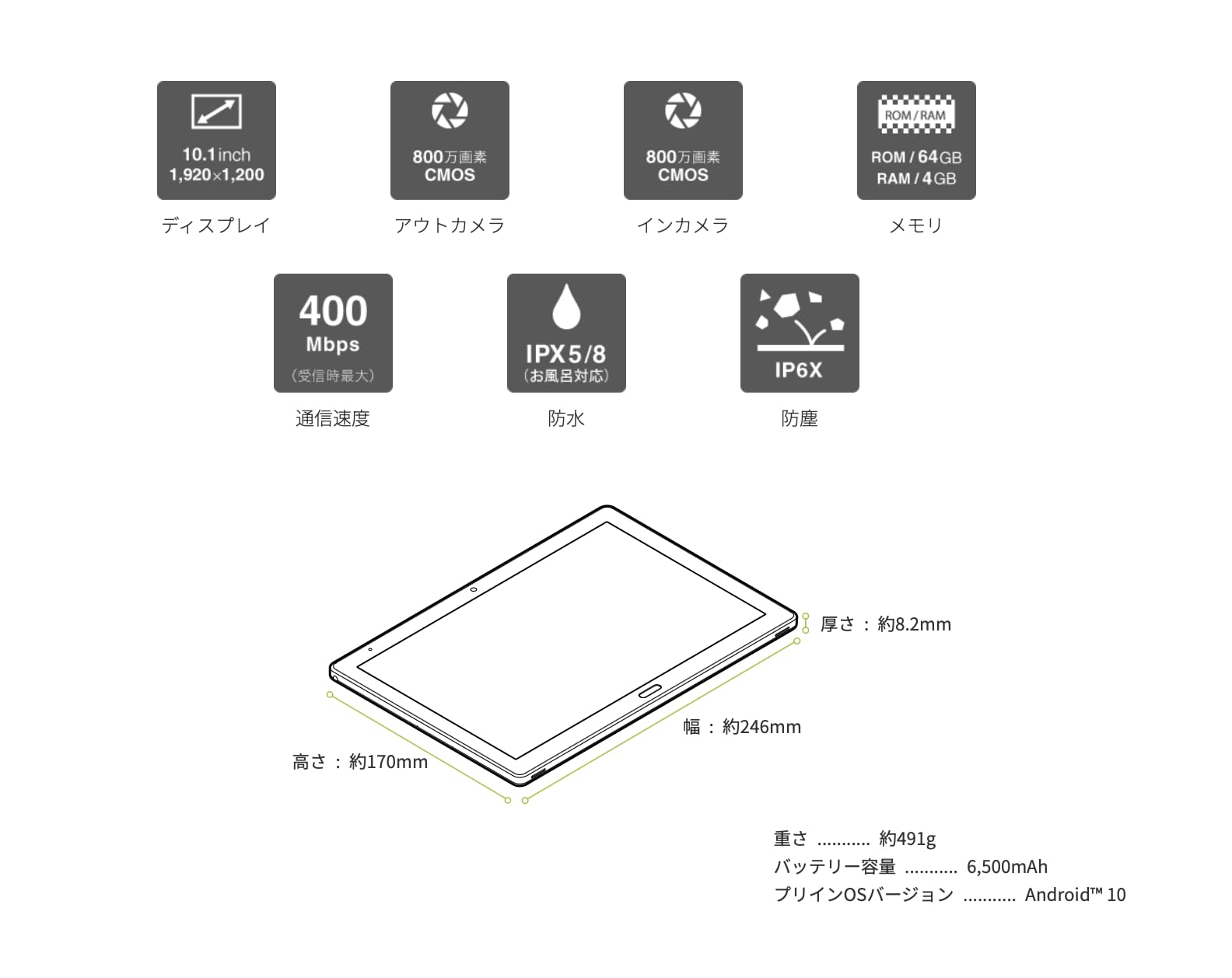 Amazon.co.jp: dtab d-41A SIM unlocked Sharp Docomo Bulk