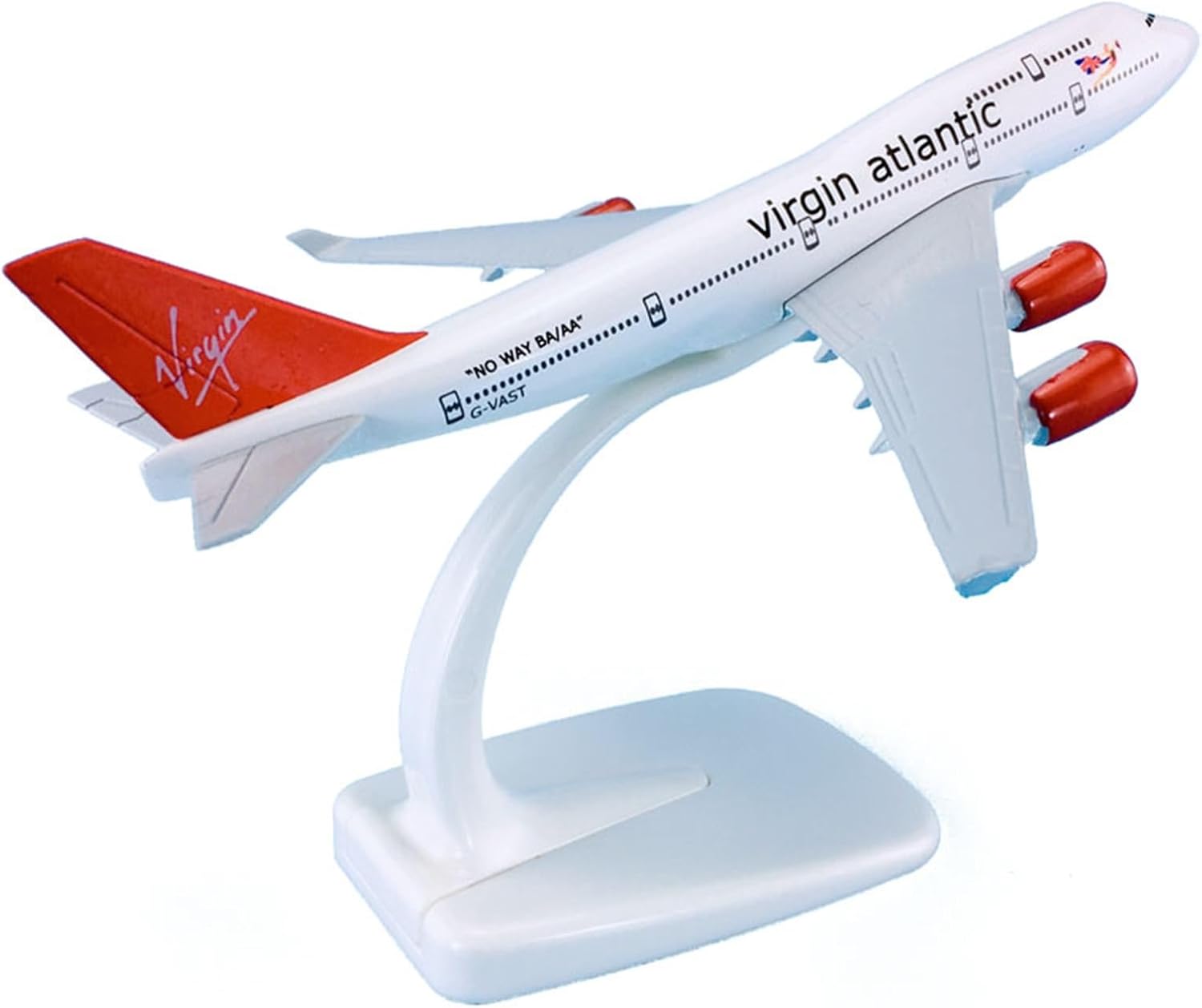 Miniature Scale 1 440 for Boeing B747-400 Aircraft Model Atlantic Static Alloy Flying Toy Game Kits