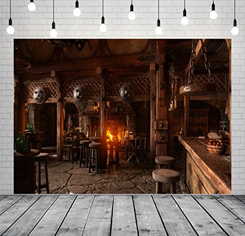 Telón de fondo medieval BELECO 7x5 ft para fotografía miniatura 3