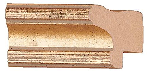 Picture Frame Moulding (Wood) 100ft Bundle - Traditional Gold Finish - 1