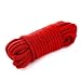 Moonight 32-foot 10m Long Soft Cotton Rope,Red