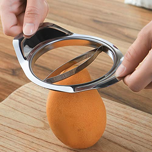 Mandolina cortadora de acero inoxidable para durazno miniatura 5