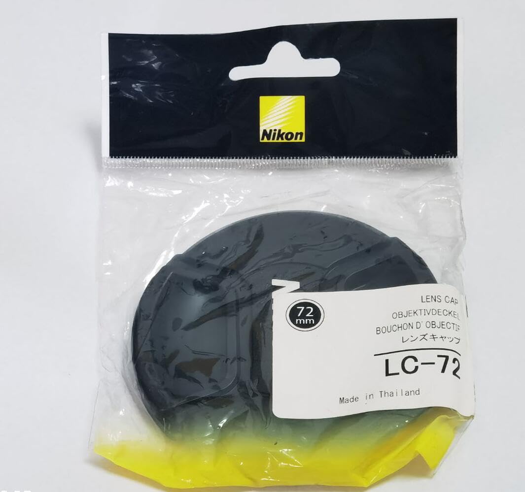 NEW Genuine 72mm Front Lens Cap Cover LC-72 Compatible with Nikon AF-S Nikkor 18-200mm f/3.5-5.6G ED VR DX