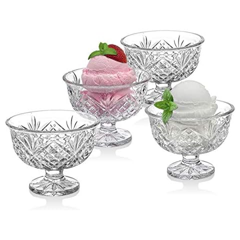 Godinger Dublin Ice Cream Serving Bowls, Set of 4 Cover