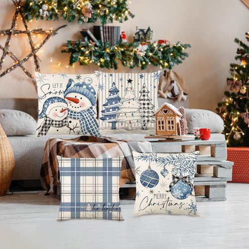 Housse de coussin de Noël pour relooker un canapé terne en hiver与 - 6