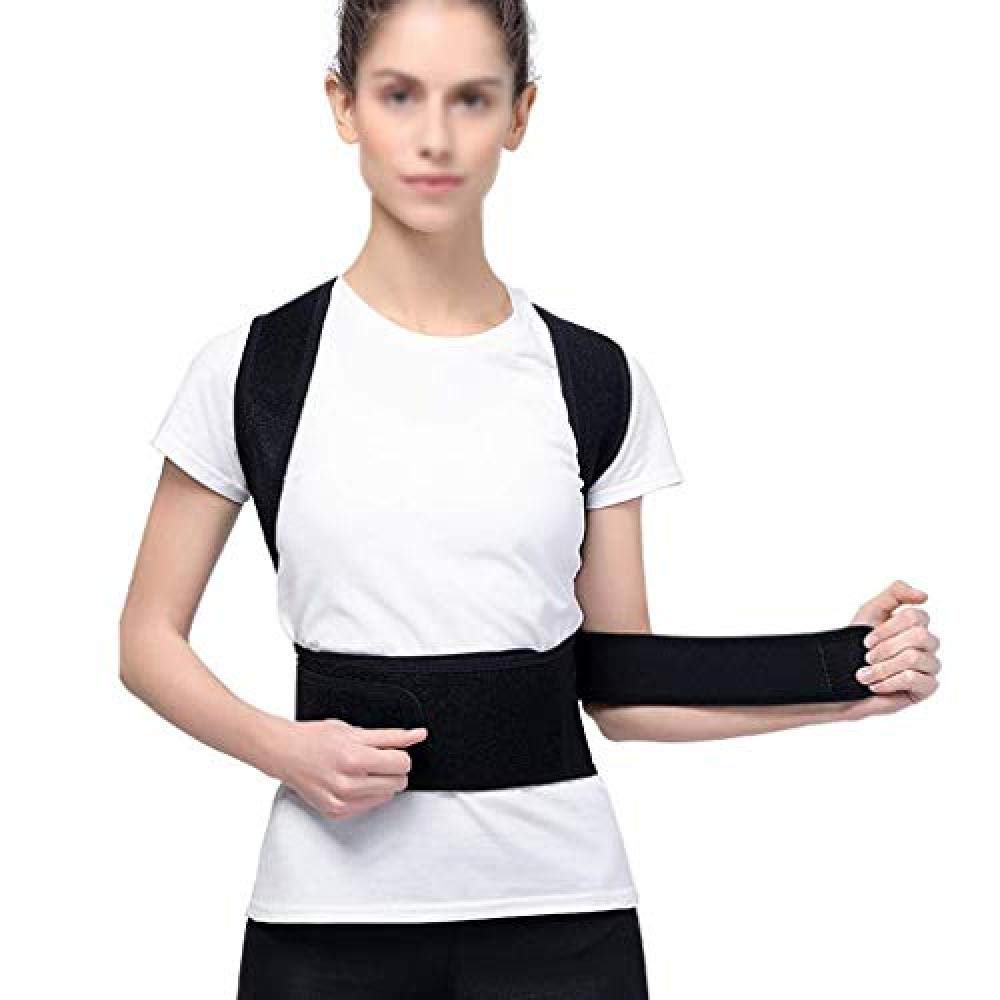 SanQ-Seven A Back Brace,Buckle Protective Clothing Adult Students Boys & Girls Corrects with Spine Corrector Straight Back (Size: XL)@Small