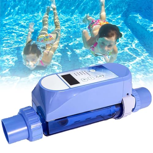 Clorador Salino para Piscinas De Spa (4g/8g/12g/16g/20g /h), Generador De Cloro Salino, Clorador Salino Electrólisis, Clorador Salino Electrólisis para Piscinas y Jacuzzis.,12g/h（≤50m³）