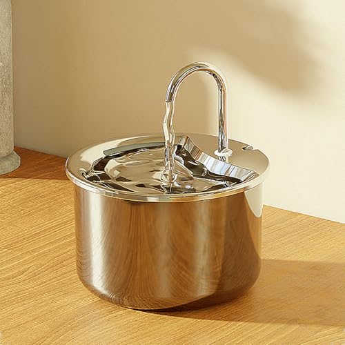 Fuente para Agua para Gatos Acero Inoxidable 3.2L miniatura 4