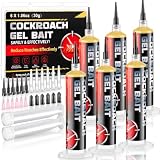 6 Stück 30G Kakerlaken-Gel Küche Köderstation für Terrasse und Gartenhaus