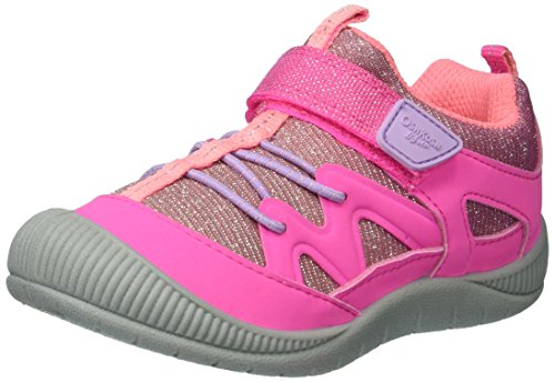 OshKosh B'Gosh Baby Girls Abis Protective Bumptoe Sneaker, Pink, 9 M US Toddler