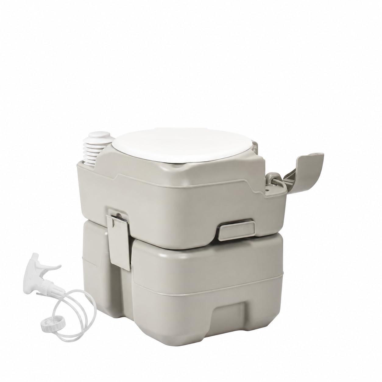 YITAHOME 5.28 Gallon Portable Camping Toilet Porta Potty with Diagonal